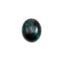 Cabochon chrysocolle,en forme de ovale 10x12mm x 1pc