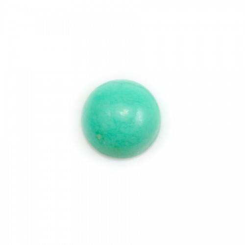 Cabochon de chrysoprase,de forme ronde,7mm x 2pcs