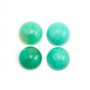 Cabochon de chrysoprase,de forme ronde,11mm x 1pc