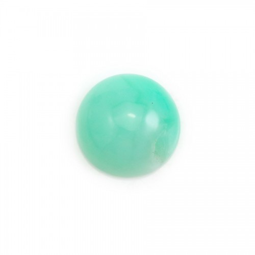 Cabochon de chrysoprase,de forme ronde,13mm x 1pc