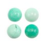 Cabochon de chrysoprase,de forme ronde,14mm x 1pc
