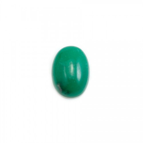 Cabochon de chrysoprase,de forme ovale,10x14mm x 1pc