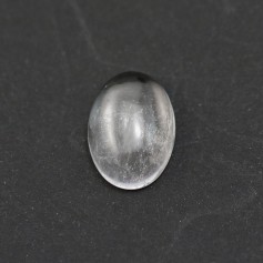 Cabochon cristal de roche oval 10x14mm x 2pcs