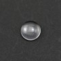 Cabochon cristal de roche rond-plat 10mm x 4pcs