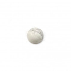 Cabochon howlite rond 6mm x 4pcs