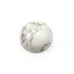 Cabochon howlite rond 14mm x 2pcs