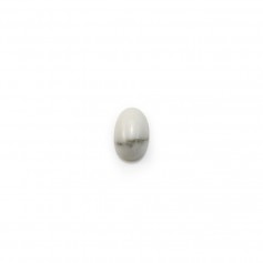Cabochon howlite ovale 4x6mm x 4pcs