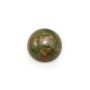 Cabochon d'unakite, de forme ronde, 12mm x 4pcs
