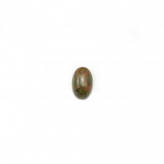 Cabochon d'unakite, de forme oval, 4x6mm x 4pcs