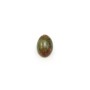 Cabochon d'unakite, de forme oval, 5x7mm x 4pcs