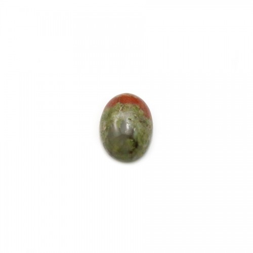 Cabochon d'unakite, de forme oval, 6x8mm x 4pcs