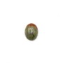 Cabochon d'unakite, de forme ovale, 6x8mm x 4pcs