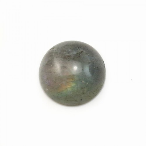 Round Labradorite cabochon 14mm x 1pc
