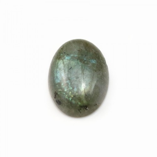 Oval Labradorite cabochon 12x16mm x 1pc