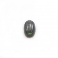 Cabochon de labradorite, de forme ovale, 7 * 10mm x 2pcs