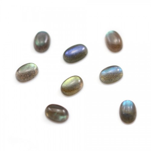 Cabochon ovale di labradorite 8x11mm x 2pz