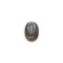 Cabochon labradorite ovale 8x11mm x 2pcs