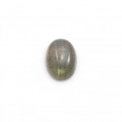 Cabochon de labradorite, de forme ovale, 9x12mm x 2pcs