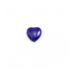Cabochon Lapis-lazuli coeur 8mm x 2pcs