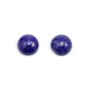 Cabochon lapis-lazuli rond 12mm x 1pc