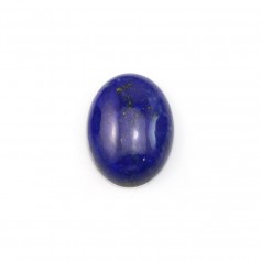 Cabochon Lapis-lazuli oval 12x16mmx 1pc