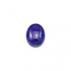 Cabochon Lapis-lazuli ovale 8x10mmx 1pc