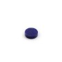 Cabochon lapis lazuli, rond plat 8mm x 1pc