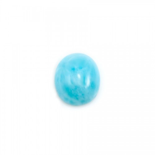 Cabochon de larimar, de forme ovale, 3x5mm x 4pcs