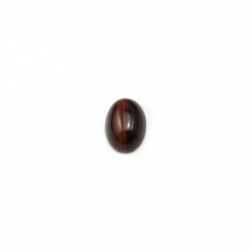 Cabochon oeil de taureau ovale 5x7mm x 4pcs