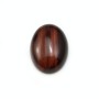 Cabochon oeil de taureau ovale 12x16mm x 2pcs