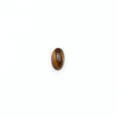 Cabochon d'oeil de tigre, de forme ovale, 3 * 5mm x 4pcs