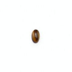 Cabochon d'oeil de tigre, de forme ovale, 3 * 5mm x 4pcs