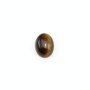 Cabochon d'oeil de tigre, de forme ovale, 6 * 8mm x 4pcs