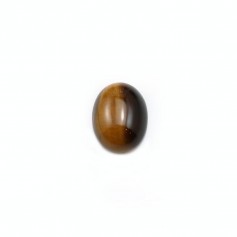 Cabochon d'oeil de tigre, de forme ovale 7 * 9mm x 4pcs