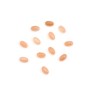 Cabochon de pierre de soleil, de forme ovale, 3x5mm x 2pcs