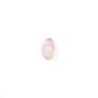 Cabochon Quartz Rose oval-plat 3x5mm x 4pcs