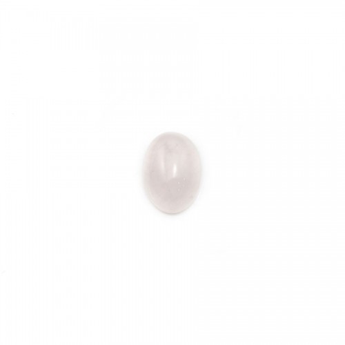 Cabochon of pink quartz, in oval shaped, 5 * 7mm x 4pcs