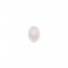 Cabochon de quartz rose, de forme ovale, 5 * 7mm x 4pcs