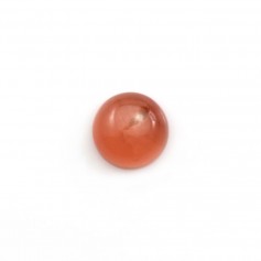 Cabochon de rhodochrosite de forme ronde 8mm x 1pc