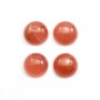 Cabochon de rhodochrosite de forme ronde 9mm x 1pc