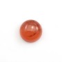 Cabochon de rhodochrosite de forme ronde 10mm x 1pc