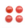 Cabochon de rhodochrosite de forme ronde 12mm x 1pc