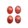 Cabochon de rhodochrosite rose, de forme ovale, et de taille 13x17mm x 1pc