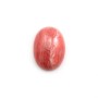 Cabochon de rhodochrosite rose, de forme ovale, et de taille 14x19mm x 1pc
