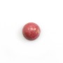 Cabochon de rhodonite de forme ronde 8mm x 4pcs