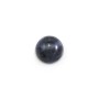 Cabochon de sodalite bleu, de forme ronde, 8mm x 5pcs