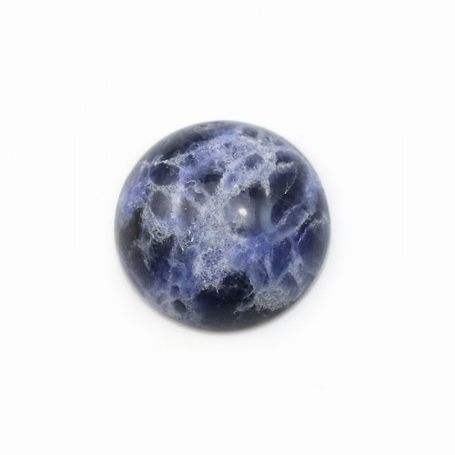 Cabochon Sodalite rond 14mm x 2pcs