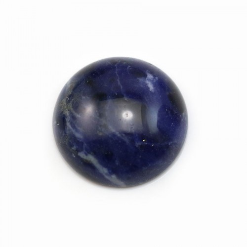 Cabochon Sodalite rond 16mm x 2pcs