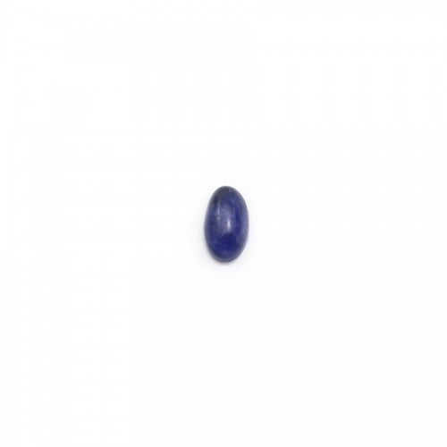Cabochon de sodalite, de forme ovale, 3 * 5mm x 4 pcs