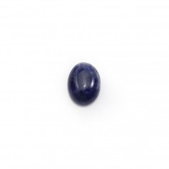 Cabochon de sodalite, de forme ovale, 6 * 8mm x 4 pcs